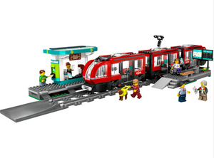 Lego City Downtown Streetcar and Station 60423