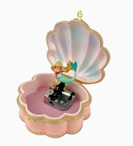 Mermaid Seashell Collector Musical Jewelry Box