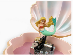 Mermaid Seashell Collector Musical Jewelry Box