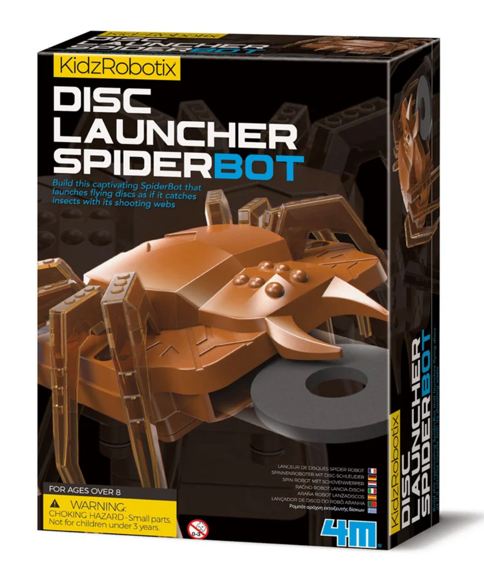 4M - KidzRobotix - Disc Launcher Spider Bot – Kinderplay Playthings