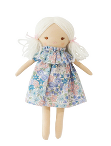 Alimrose Mini Matilda Asleep Awake 24cm Liberty Blue