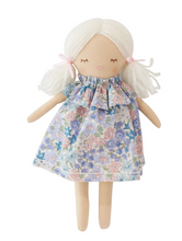 Load image into Gallery viewer, Alimrose Mini Matilda Asleep Awake 24cm Liberty Blue
