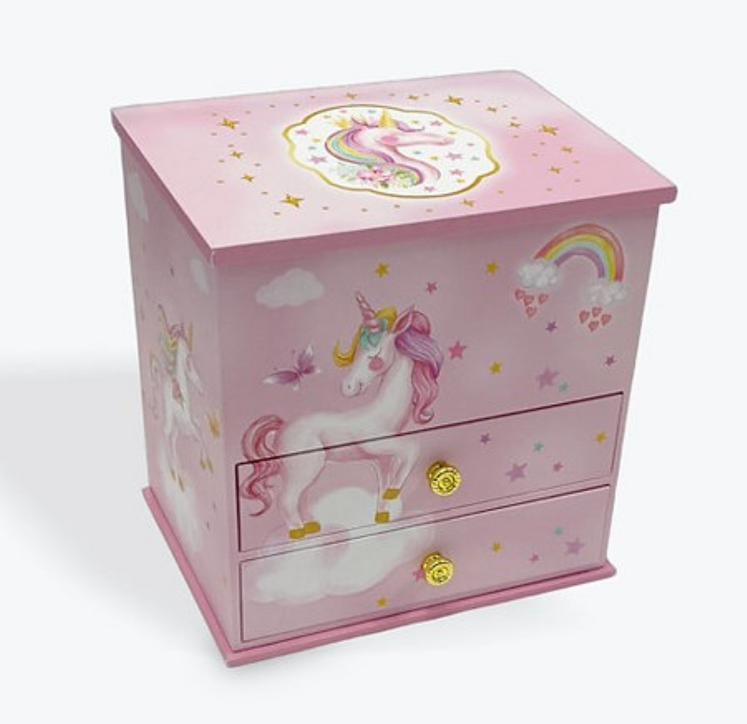 Deluxe Unicorn Musical Jewellery Box