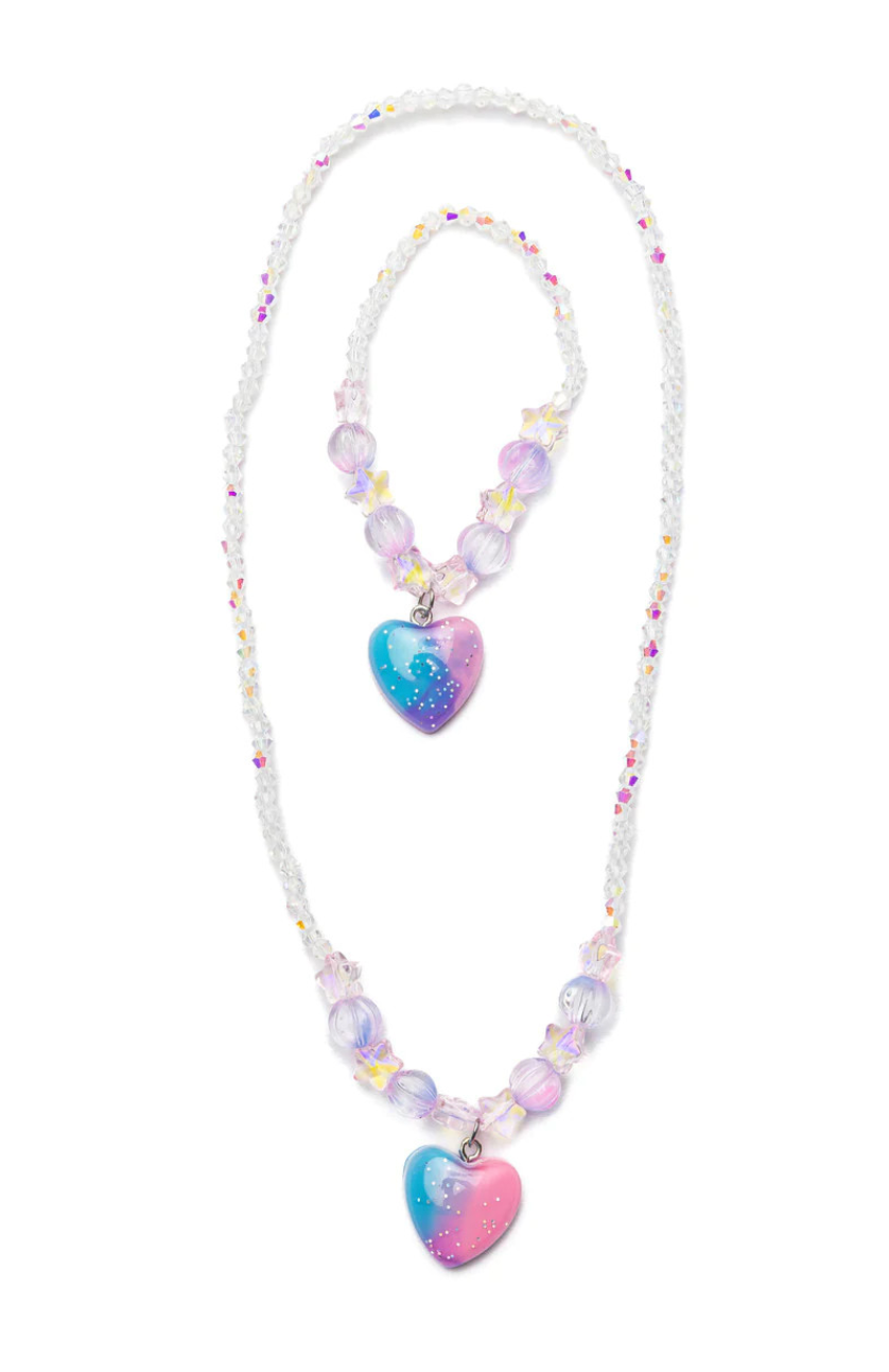 Great Pretenders Galaxy Heart Necklace and Bracelet Great Pretenders Galaxy Heart Necklace and Bracelet