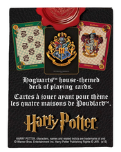 Load image into Gallery viewer, Harry Potter House Crests Playing Cards
