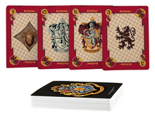 Load image into Gallery viewer, Harry Potter House Crests Playing Cards
