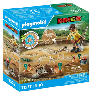 Playmobil Archaeological Dig with Dinosaur Skeleton 71527