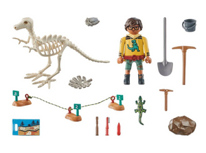 Playmobil Archaeological Dig with Dinosaur Skeleton 71527