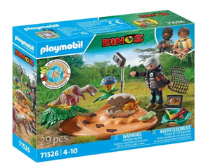 Playmobil Stegosaurus Nest with Egg Thief 71526