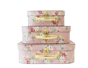 Alimrose Carry Case Set Vintage Rose