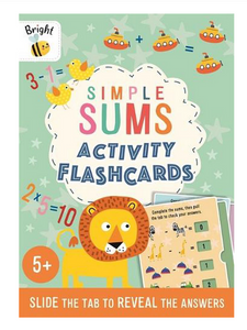 Bright Bee Simple Sums Activity Flashcards