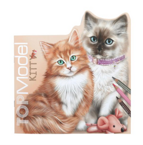 Top Model Kitty Colour & Sticker Book