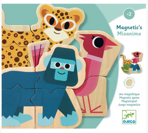 Djeco Wooden Magnet Set Mixanima