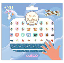 Load image into Gallery viewer, Djeco 120 Cutie Nail Stickers
