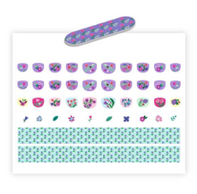 Load image into Gallery viewer, Djeco 120 Flowers Nail Stickers
