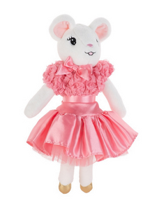 Claris Plush Belle Fleur Rose