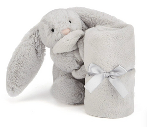 Jellycat Bashful Bunny Comforter Silver