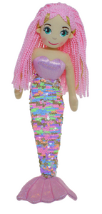 Cotton Candy Mermaid Pearl Flip Sequined