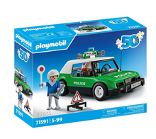 Load image into Gallery viewer, Playmobil 50th Anniversary Classic Police Car
