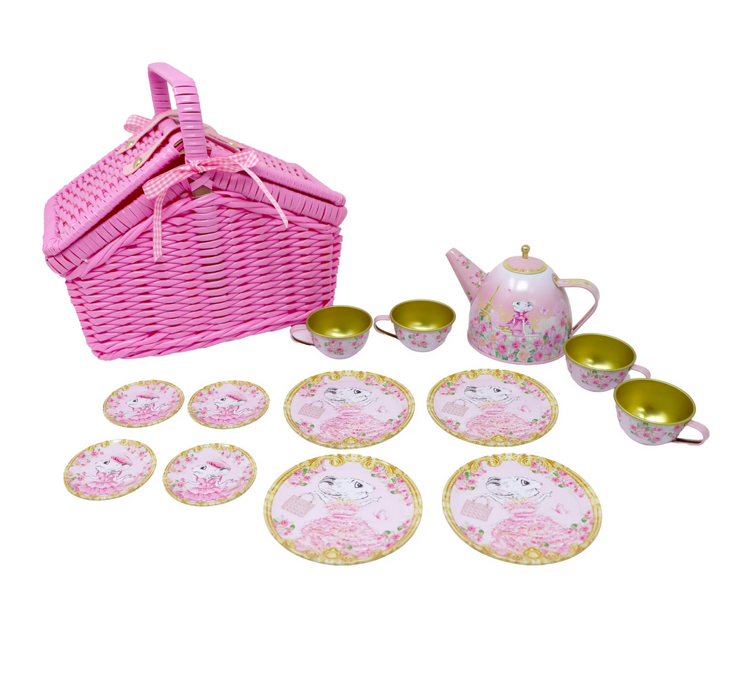 Pink Poppy Claris Picnic Tea Set