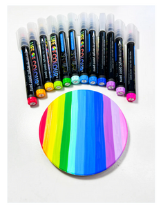 Wildflowers Brush Tip Acrylic Paint Pens Set of 12