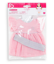 Load image into Gallery viewer, Corolle Pink Dress &amp; Headband 36cm/14&quot;
