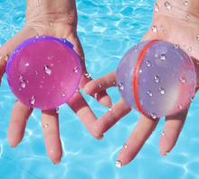 Load image into Gallery viewer, Self Sealing  Water Splash Balls - Reusable Water Bombs 6 Pack
