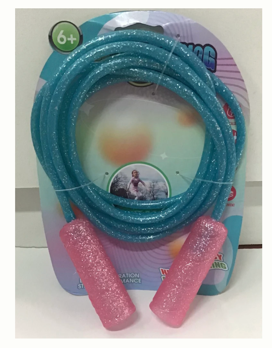 Glitter Skipping Rope Assorted Colours