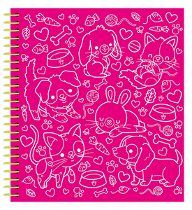 Neon Cuties Scratch Book