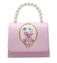 Load image into Gallery viewer, Pink Poppy Claris Print Handbag Pink
