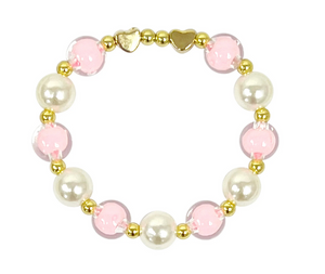 Pink Poppy Ballerina Necklace & Bracelet Set