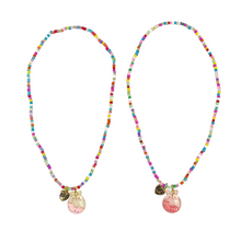 Load image into Gallery viewer, Pink Poppy BFF Donut Necklace Set
