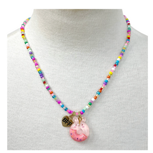 Pink Poppy BFF Donut Necklace Set