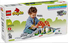 Load image into Gallery viewer, Lego Duplo Train Bridge &amp; Tracks 10426
