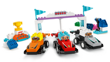 Load image into Gallery viewer, Lego Duplo F1 Team Race Cars &amp; Drivers 10445
