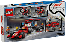 Load image into Gallery viewer, Lego City F1 Pit Stop &amp; Pit Crew with Ferrari Car 60443
