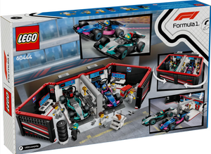 Lego City F1 Garage & Mercedes AMG & Alpine Cars 60444