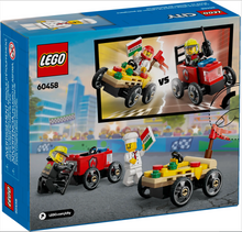 Load image into Gallery viewer, Lego City Pizza vs Fire Truck Race Car Pack 60458
