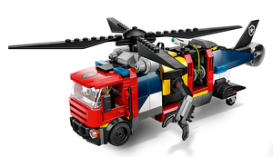 Lego City Helicopter, Fire Truck & Submarine Remix 60462