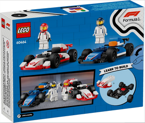 Lego City F1 Williams Racing & Haas F1 Race Cars 60464