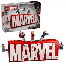 Load image into Gallery viewer, Lego Marvel MARVEL Logo &amp; Minifigures 76313
