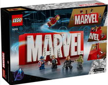 Load image into Gallery viewer, Lego Marvel MARVEL Logo &amp; Minifigures 76313
