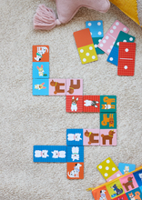 Load image into Gallery viewer, Petit Collage Domino Game - On The Go - Doggies
