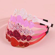 Load image into Gallery viewer, Glitter Heart Headband
