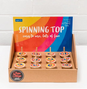 Wooden Spinning Top - Make Me Iconic