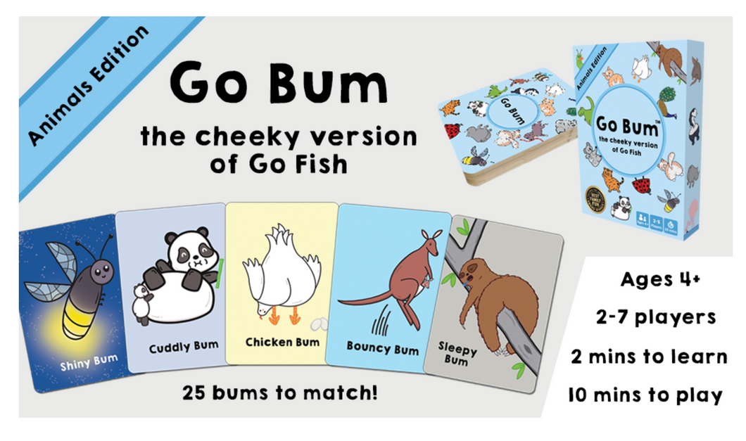 Go Bum - The Cheeky version of Go Fish