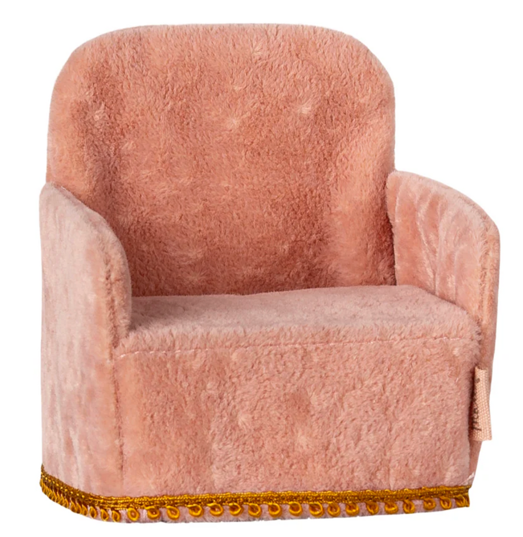 Maileg Mouse Folding Chair Rose