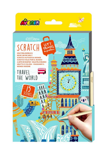 Avenir Scratch Book Travel The World