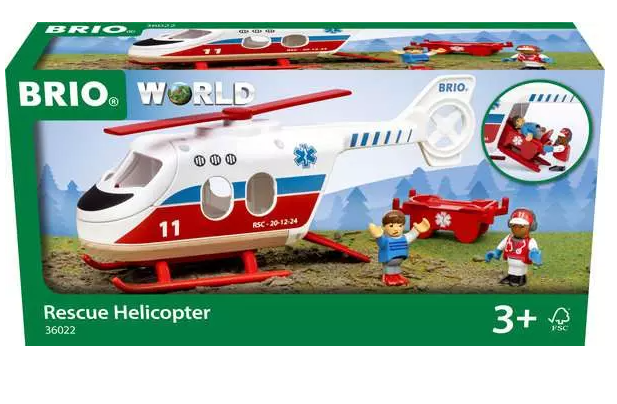 Brio Rescue Helicopter 36022
