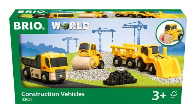 BRIO Construction Vehicles 5 pieces 33658